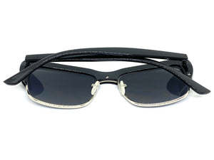 Exaggerated Funky Vintage Retro Style SUNGLASSES Square Black Frame 1699
