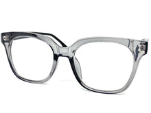 Classic Vintage Retro Style READING GLASSES READERS Gray Frame Lens Strength +1.50