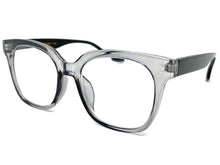 Classic Vintage Retro Style READING GLASSES READERS Gray Frame Lens Strength +1.50