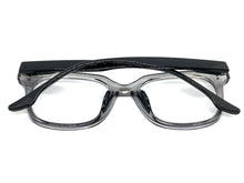 Classic Vintage Retro Style READING GLASSES READERS Gray Frame Lens Strength +1.50