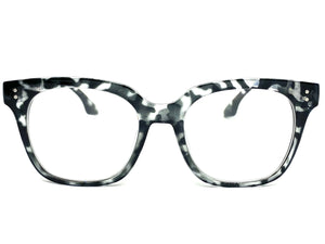 Classic Vintage Retro Style READING GLASSES READERS Gray Tortoise Frame Lens Strength +1.50
