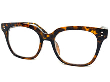 Classic Vintage Retro Style READING GLASSES READERS Tortoise Frame Lens Strength +2.00