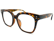 Classic Vintage Retro Style READING GLASSES READERS Tortoise Frame Lens Strength +2.00