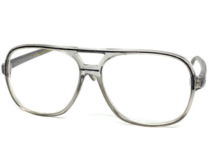 Classic TRUE Vintage Retro Aviator Style READING GLASSES READERS Gray Frame Lens Strength +1.75