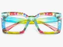 Oversized Exaggerated Funky Artsy Retro Style Clear Lens EYEGLASSES Multicolor Optical Frame BL913