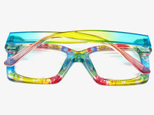 Oversized Exaggerated Funky Artsy Retro Style Clear Lens EYEGLASSES Multicolor Optical Frame BL913