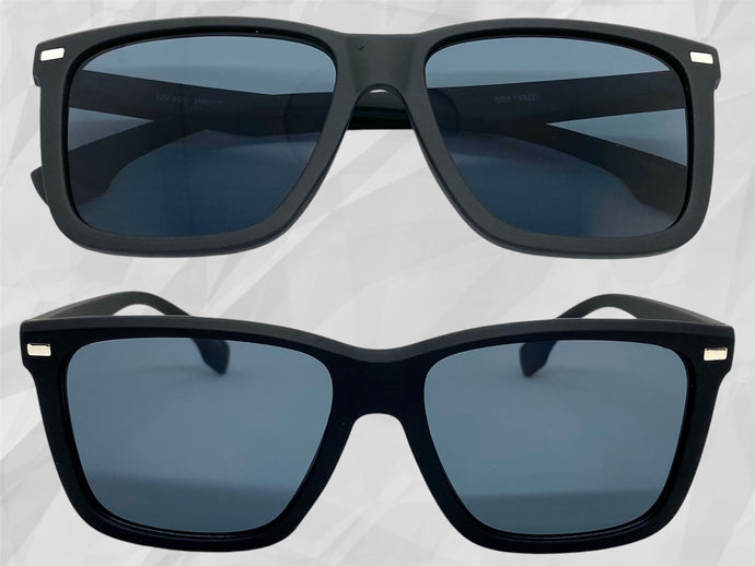 Classic Retro Biker Gangster Hardcore SUNGLASSES Square Black Frame 80816