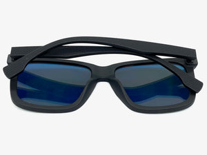 Classic Retro Biker Gangster Hardcore SUNGLASSES Square Black Frame 80816