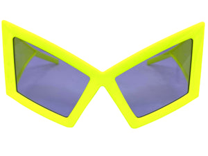 Oversized Exaggerated 80's Retro Party Funky SUNGLASSES Huge Frame 80838