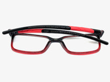 Classy Contemporary Modern Style READING GLASSES READERS Black Frame Lens Strength +3.00
