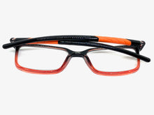 Classy Contemporary Modern Style READING GLASSES READERS Black Frame Lens Strength +2.00