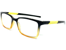 Classy Contemporary Modern Style READING GLASSES READERS Black Frame Lens Strength +2.50