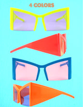 Oversized Exaggerated 80's Retro Party Funky SUNGLASSES Large Frame 80821