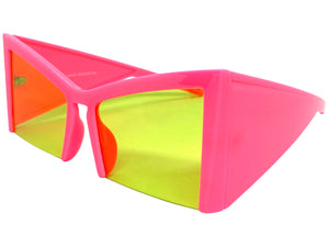 Oversized Exaggerated 80's Retro Party Funky SUNGLASSES Large Frame 80821