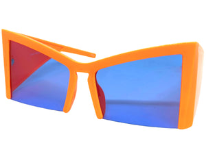 Oversized Exaggerated 80's Retro Party Funky SUNGLASSES Large Frame 80821