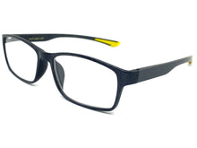 Sleek Contemporary Modern Sporty Style READING GLASSES READERS Gray Frame Lens Strength +2.50