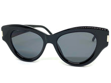 Classic Vintage Retro Cat Eye Style SUNGLASSES Funky Black Frame 1230