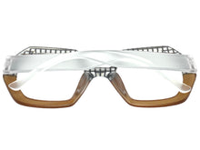Oversized Exaggerated Vintage Retro Style Clear Lens EYEGLASSES Large Funky Frame 6860