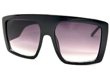 Oversized Exaggerated Classic Vintage Retro Style SUNGLASSES Large Thick Black Frame 2016