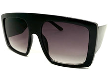Oversized Exaggerated Classic Vintage Retro Style SUNGLASSES Large Thick Black Frame 2016