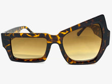 Oversized Retro Party Style SUNGLASSES Unusual Funky Tortoise Frame 2049