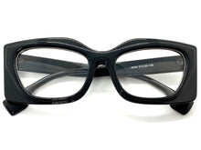 Oversized Exaggerated Vintage Retro Style Clear Lens EYEGLASSES Large Thick Black Frame 9526
