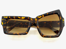 Oversized Retro Party Style SUNGLASSES Unusual Funky Tortoise Frame 2049