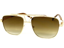 Oversized Classic Luxury Designer Aviator Style SUNGLASSES Large Rose Gold Frame 2430