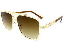 Oversized Classic Luxury Designer Aviator Style SUNGLASSES Large Rose Gold Frame 2430
