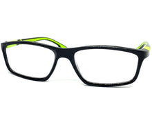Sleek Contemporary Modern Sporty Style READING GLASSES READERS Black Frame Lens Strength +2.50