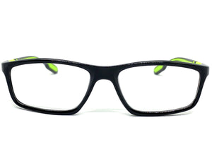 Sleek Contemporary Modern Sporty Style READING GLASSES READERS Black Frame Lens Strength +2.50