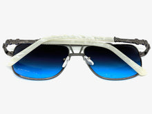 Oversized Classic Luxury Designer Aviator Style SUNGLASSES Large Gray Frame 2430