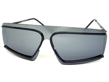 Futuristic Modern True Vintage Retro Style SUNGLASSES Sleek Blue Frame A029