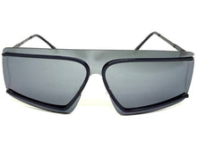 Futuristic Modern True Vintage Retro Style SUNGLASSES Sleek Blue Frame A029
