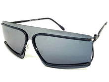 Futuristic Modern True Vintage Retro Style SUNGLASSES Sleek Blue Frame A029