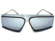 Futuristic Modern True Vintage Retro Style SUNGLASSES Sleek Black Frame A029
