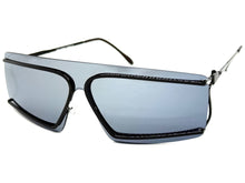 Futuristic Modern True Vintage Retro Style SUNGLASSES Sleek Black Frame A029