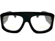 Oversized Exaggerated Vintage Retro Style Clear Lens EYEGLASSES Large Super Thick Black Frame 1386