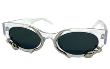 Classy Elegant Modern Retro Style SUNGLASSES Clear Frame 1185