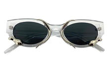 Classy Elegant Modern Retro Style SUNGLASSES Clear Frame 1185