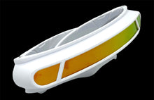 Space Futuristic Robotic Cyclops Shield Costume Party SUNGLASSES White Frame ST110