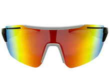 Oversized Sporty Wrap Around Cycling Fishing Biker SUNGLASSES Large Black Frame - Gold Lens 5204