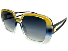Oversized Exaggerated Vintage Retro Style SUNGLASSES Large Square Funky Frame 80960
