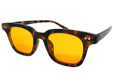 Classic Elegant Vintage Retro Style SUNGLASSES Tortoise Frame - Orange Lens 80841