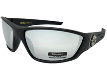 Motorcycle Riding Biker Sporty Wrap Around Choppers SUNGLASSES Safety Eyewear - Gray Flames 6763