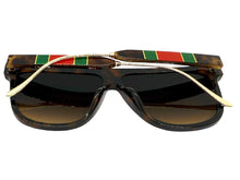 Oversized Classic Vintage Retro Style SUNGLASSES Large Tortoise & Gold Frame 30397