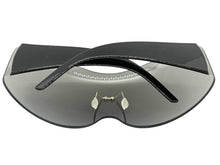 Oversized Exaggerated Modern Retro Shield Style SUNGLASSES X-Large Frame - Bronze Lens 4679