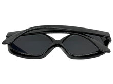 Oversized Exaggerated Vintage Retro Style SUNGLASSES Large Black Frame 4754