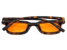 Classic Elegant Vintage Retro Style SUNGLASSES Tortoise Frame - Orange Lens 80841