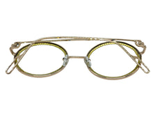 Classy Elegant Luxury Modern Hip Hop Style Bling EYEGLASSES Large Round Rose Gold Frame E0654